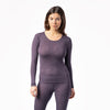 Wool & Organic Cotton Long Sleeve T-Shirt: Women's