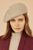 Yumi Oatmeal Soft Knitted Beret