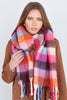 Yumi Colour Block Super Fluffy Scarf