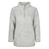 Ladies Thermal Soft Teddy Bear Fleece 1/4 Zip Hoodie Top for Winter