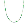 Milos Mixed Gemstone Beaded Necklace Prehnite, Moss Agate & Green Aventurine