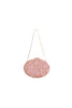 Pink Crystal Embellished Evening Bag
