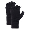 Mens Fingerless Gloves with Thermal Fleece Lining - 2 Pack