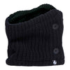 Ladies Fleece Thermal Neck Warmer Scarf Snood with Button