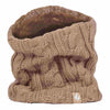 Ladies Cable Knit Winter Fleece Lined Thermal Neck Warmer