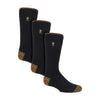 3 Pack Mens Heavy Duty Knee High Work Socks, Long Thermal Boot Socks
