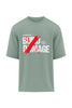 XAPE Build Damage Oversized Tee - Sage