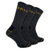 Mens 3 Pack Real Work Socks with Cushioned Heel & Toe