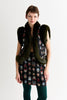 Dominica Beetlejuice Jacquard Faux Fur Trimmed Waistcoat