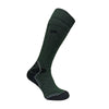 1 Pack Men's Merino Wool Long Knee High Green Socks