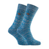 2 Pack Men's Bright Colour Luxury Cotton Casual Crew Socks
