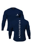 XAPE Futuristic Long Sleeve Tee - Navy