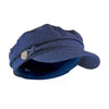 Ladies Cotton Peaked Denim Baker Boy Hat