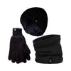 Mens Thermal Winter Hat, Gloves & Neck Warmer Set