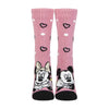 Ladies Minnie Mouse Novelty Lightweight Thermal Socks
