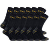 12 Pack Unisex Heavy Duty Work Socks for Steel Toe Boots