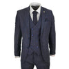 STZ33 - Men's Wool 3 Piece Suit Double Breasted Waistcoat Tweed 1920s