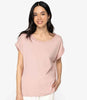Organic Loose Fit Roll Sleeve T-Shirt: Women's