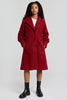 Louche Mischa Statement Sleeve Coat Red
