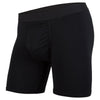 MENS ICON BOXER BRIEFS: BLACK/BLACK