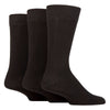 3 Pack Mens Plain and Patterned Bamboo Socks - Soft Breathable Everyday Comfort