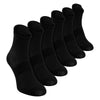 6 Pack Mens Yoga Pilates Non Slip Socks | Breathable Cushioned Gym Socks