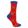 Ladies Highland Cow Socks | Womens Novelty Bamboo Gift Socks For Cow Lovers