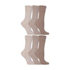6 Pack Ladies Non Elastic Soft Top Cotton Diabetic Socks