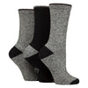 3 Pairs Ladies Water Repellent Midweight Outdoor Socks for Hiking & Walking