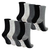 10 Pairs Ladies Lace Effect Footbed Socks - Soft Cotton Rich Everyday Socks