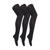3 Pair Ladies Coloured Opaque 80 Denier Plain Block Colour Tights