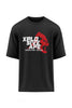 XAPE Strength Club Oversized Tee - Black