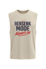 XAPE Berserk Mode on Tank Top - Sand