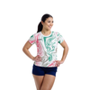 AIXO Chrome Womens T-Shirt - White