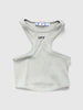Basic Lux Rib Rowing Top Light Grey