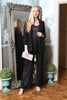 Yumi Black Sequin Blazer With Pockets