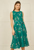 Yumi Green Daisy Print Skater Dress