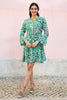 Yumi Green Leopard Print Tunic