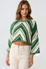 Green Crochet Cropped Jumper
