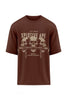 XAPE Feast of Force Oversized Tee - Chocolate