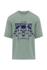 XAPE Feast of Force Oversized Tee - Sage