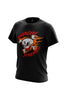 AS Skull on Fire Tee - Black