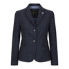 TPSTZ72 - Women's Navy Blue Tweed Blazer Waistcoat