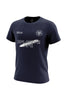 XAPE Gridline Tech Tee - Navy