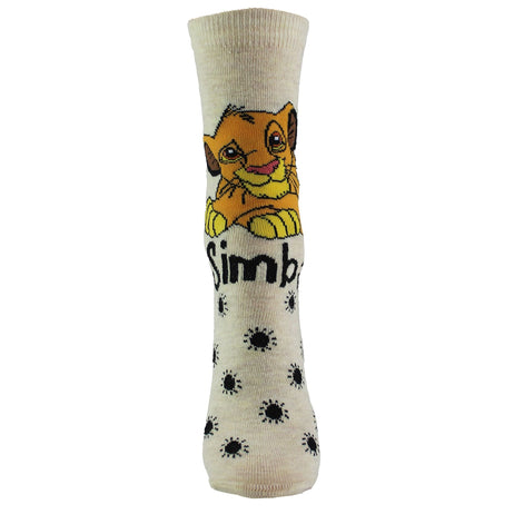 Ladies Disney Simba Socks | Novelty Lion King Socks | Disney Gifts for Her