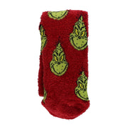 Ladies Novelty Grinch Socks | Funny Red Grinch Design Christmas Socks