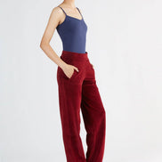 Organic Soft Fleece Straight Cut Sweatpants: Women's