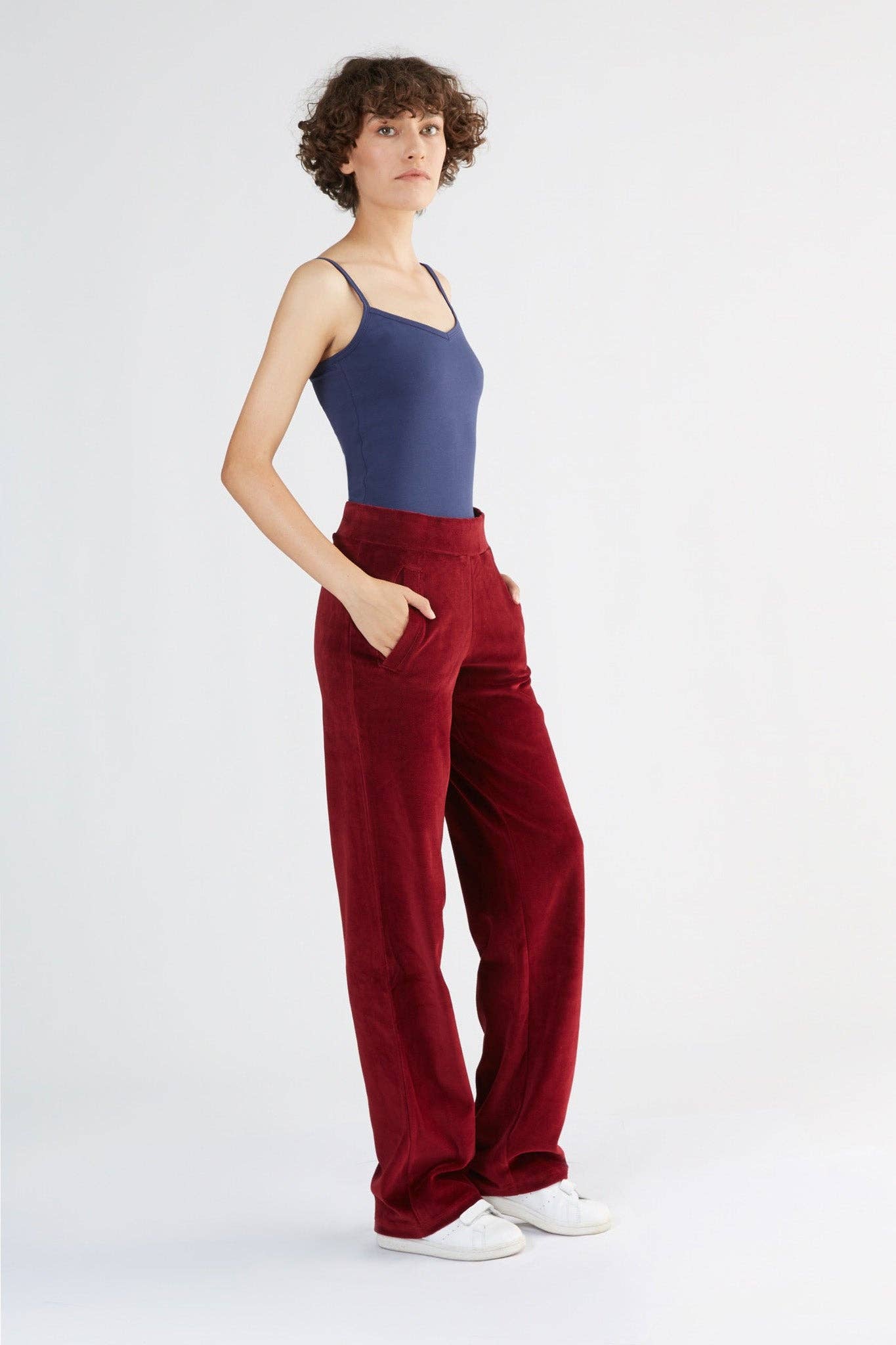 Organic Soft Fleece Straight Cut Sweatpants: Women's