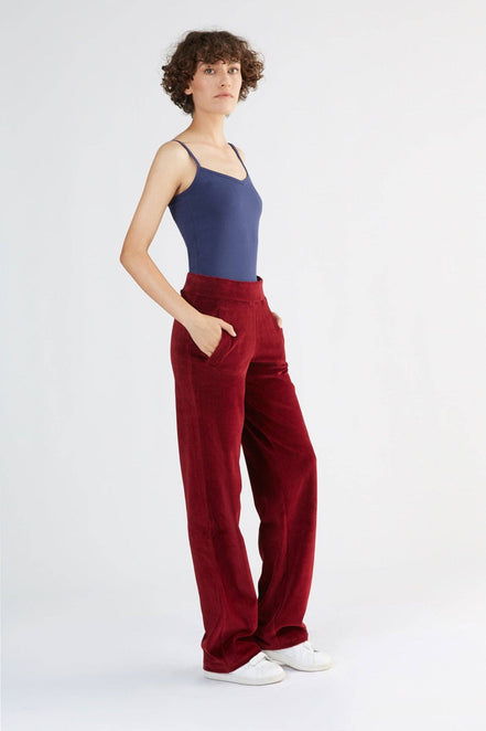 Organic Soft Fleece Straight Cut Sweatpants: Women's