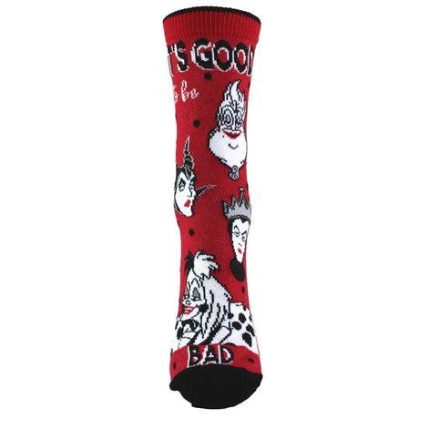 Ladies Disney Villains Socks | Novelty Dress Socks | Disney Gifts for Her